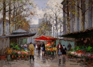 Paris Werke - EC Blumenmarkt auf der La Madeleine 5 Pariser